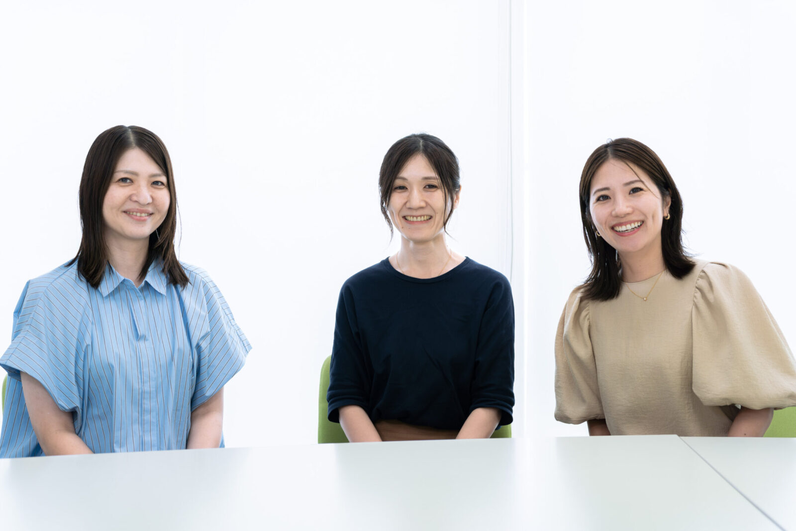 MPチーム対談に参加した杉浦あきえ、宮田香菜未、長谷川香織
